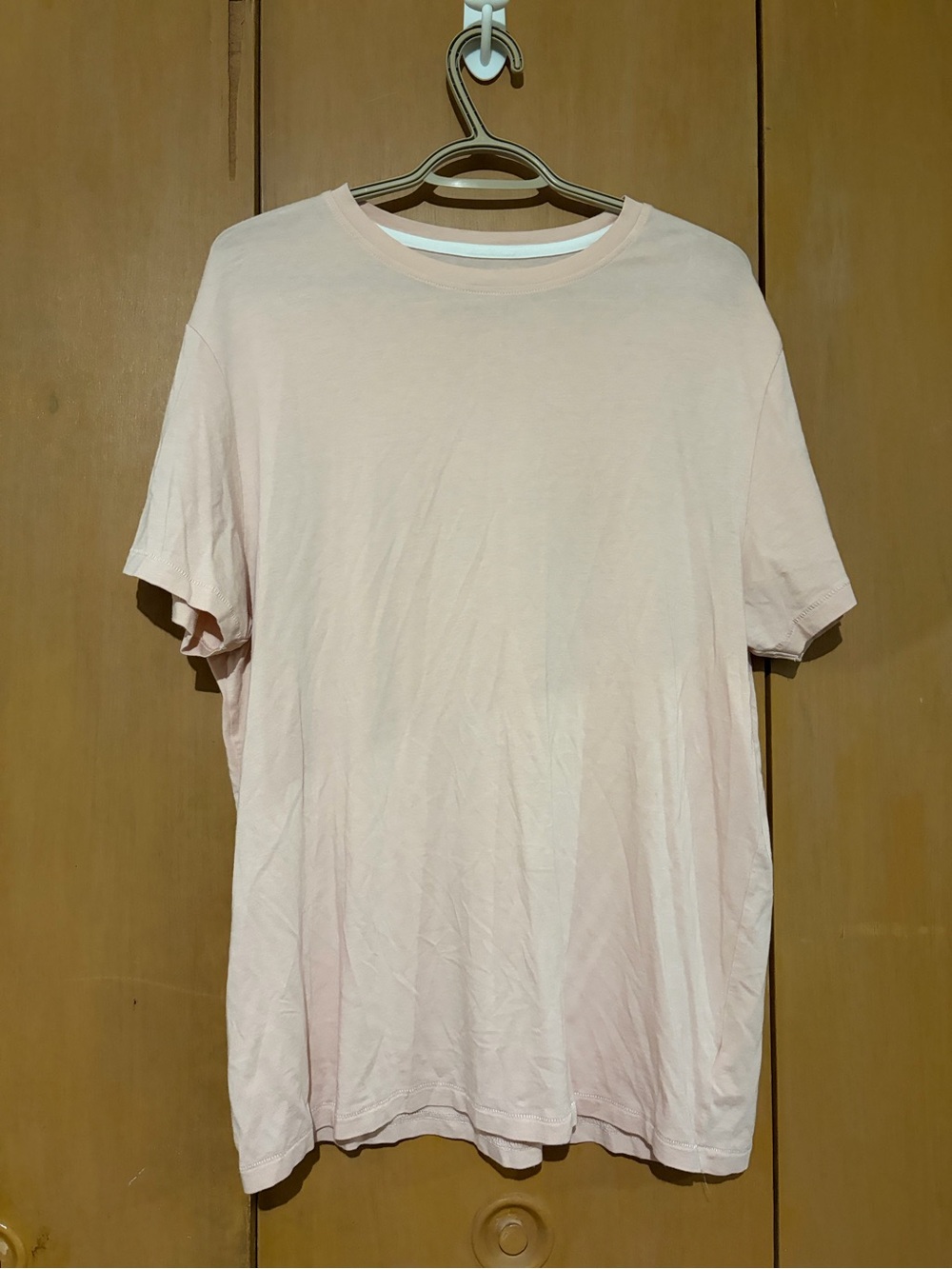 William Rast Men's Short Sleeve Crew Tee - Pale Pink